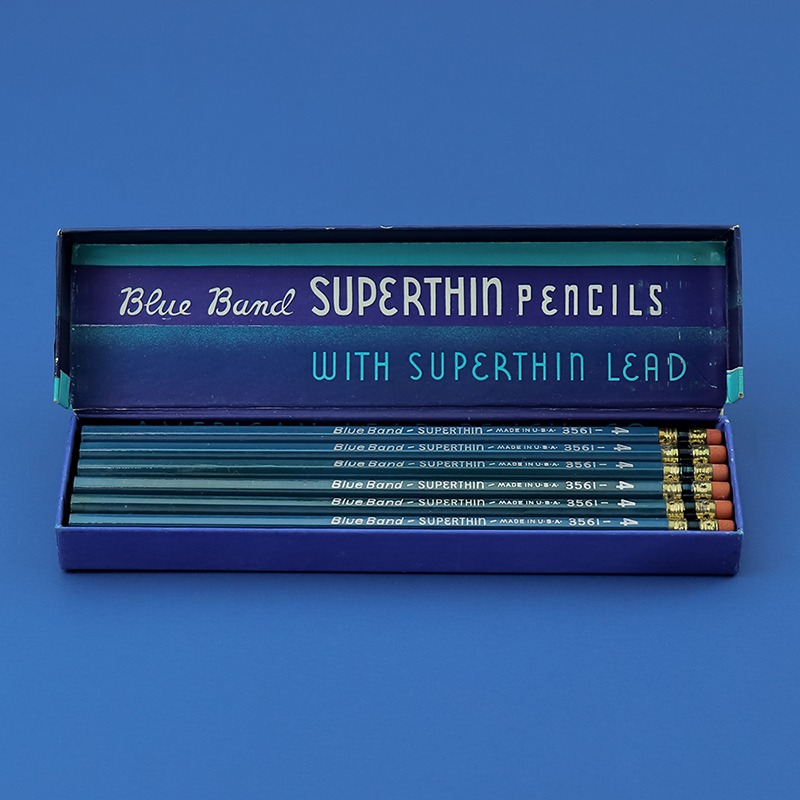 Vintage American Pencil Co. Blue Band Superthin 3561